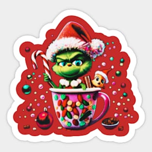 The Grinch - Grinch Xmas  Sticker for Sale by LudiePosada