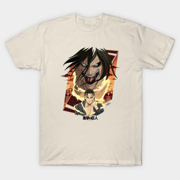 Discover Attack On Titan - Eren Jaeger - Shingeki No Kyojin - T-Shirt