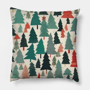 Christmas Tree Pattern Chiyogami Pillow