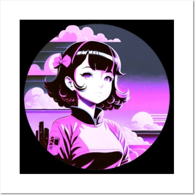 Anime Girl GIF - Anime Girl Retrowave - Discover & Share GIFs