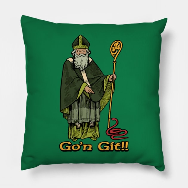 Go'n git st patrick Pillow by Angelavasquez