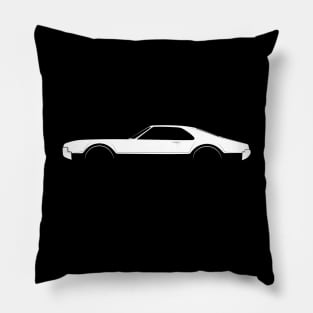 Oldsmobile Toronado (1966) Silhouette Pillow