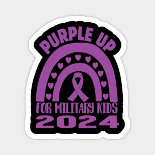 Purple Up For Military Kids Military Child Month Magnet