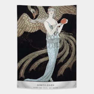 Vintage Art Nouveau Fashion Art Tapestry