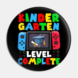 Kindergarten Level Complete Last Day Of School Graduate Boys Pin