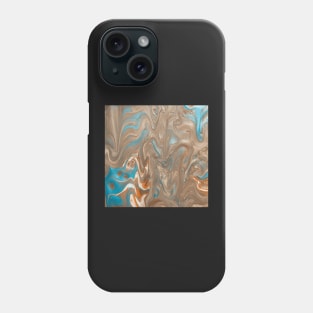 TURQUOISE & GOLD Phone Case