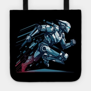 Robotic Precision: Geometric futuristic Automaton Tote