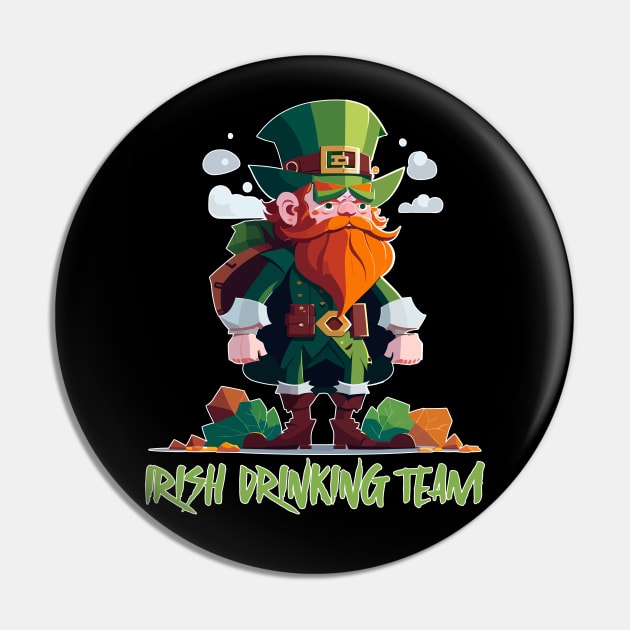 Irish Drinking Team Pin by feck!