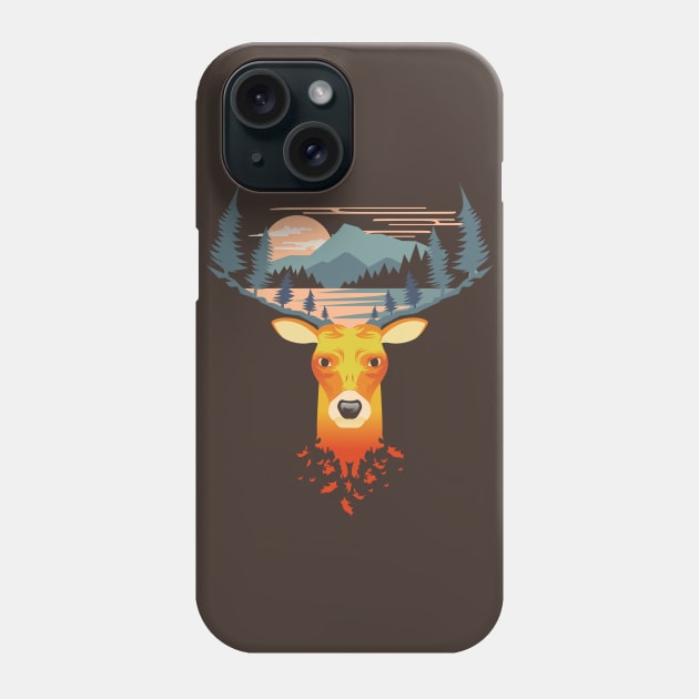 Deer forest's spirit Phone Case by daizzy