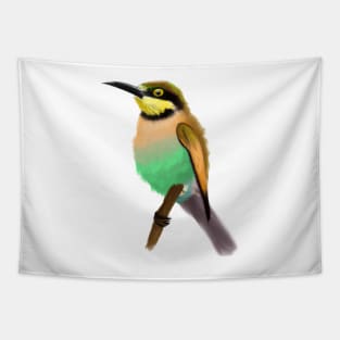 Cute Bee-Eater Drawing Tapestry