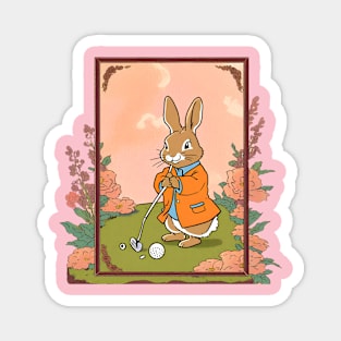 Golfing Sister Loves Golf Playing Best Golf Player Magnet