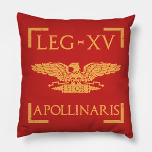 Legio XV Apollinaris SPQR Eagle Emblem Roman Legion Pillow