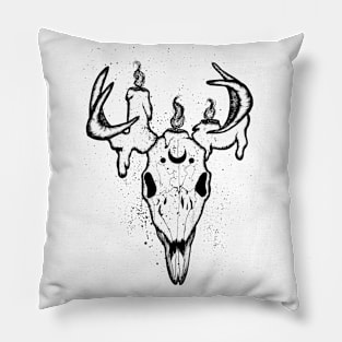 Deer Candles Pillow