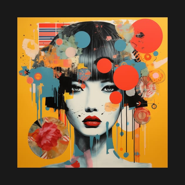 Japanese Pop Art Girl by n23tees