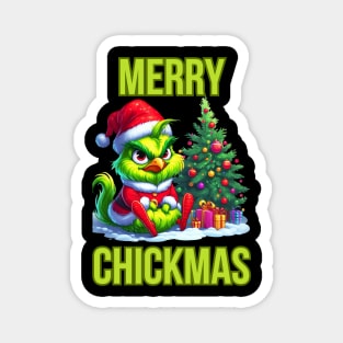 Chicken Merry Christmas Magnet