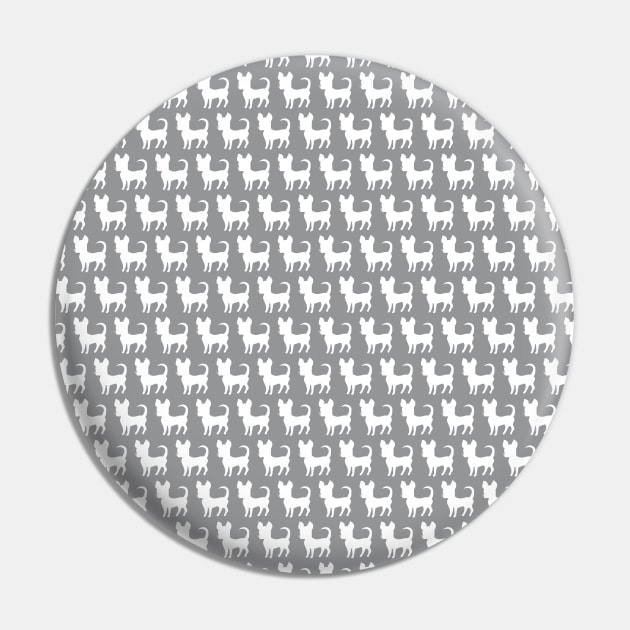 Chihuahua silhouette print (mini) gray Pin by bettyretro