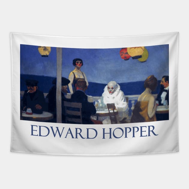 Blue  Night  (1914) by Edward Hopper Tapestry by Naves