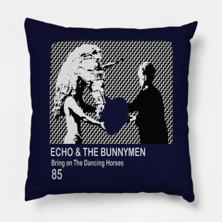 eCHO bUNNYmen Dancing Horses Pillow