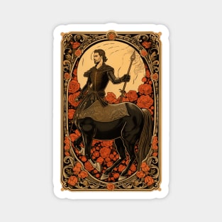 Centaur Tarot Card Vintage Artwork Magnet