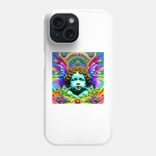 Psychedelic Cherub Angel Wings Phone Case