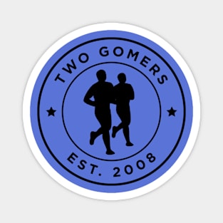 Two Gomers Black Logo Magnet