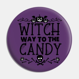 Witch Way to The Candy Pin