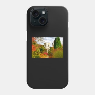 Path to Church in Autumn Fall Phone Case