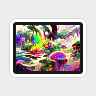 Color Globs | Rainbow Cliff Magnet
