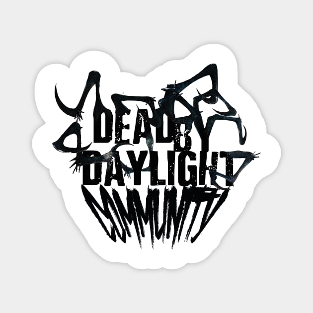 Dead By Daylight Community Logo - Black Magnet by Dead By Daylight Community