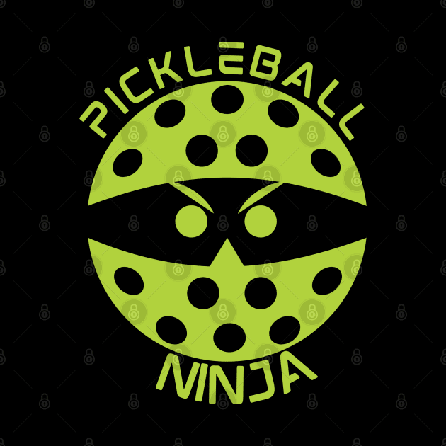 Pickleball Ninja - light green by FK-UK