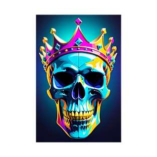 KING SKULL HOME DECOR T-Shirt