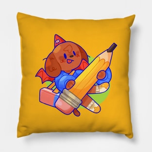 pencil devil Pillow