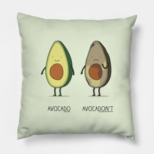 Eat your avocado right! Pillow