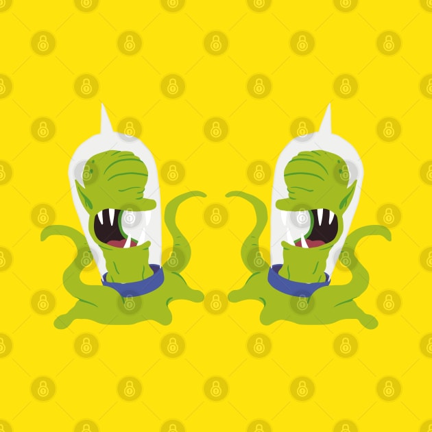 Kang and Kodos Laughing by thecalgee