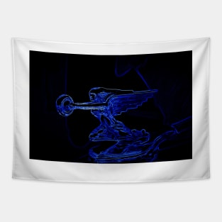 Neon Hood Ornament Tapestry