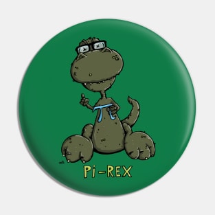 Pi-Rex the Math Saurus Pin