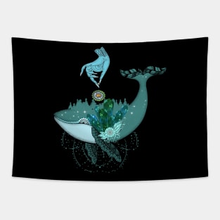 Whale in the universe Tapestry