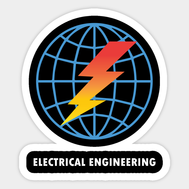 electrical engineering electric engineer electricity - Electrical Engineering - Sticker