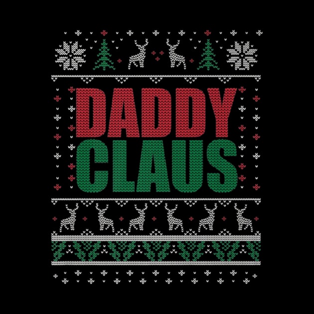 Daddy Claus Christmas Fathers Day by Typewriter Lovecraft