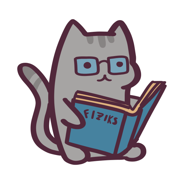 Physics Student Cat by ThumboArtBumbo