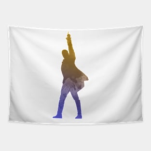 Man Inspired Silhouette Tapestry