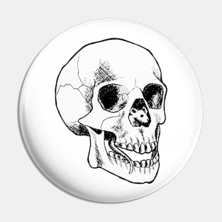 Mouse skull Pin