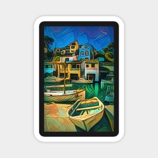 The Fishing Village Magnet