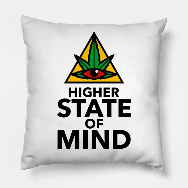 Higher State of Mind Pillow by AncientBee