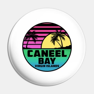 Caneel Bay Virgin Islands Saint John Tropical Beach Surfing Scuba Surf  Vacation Pin