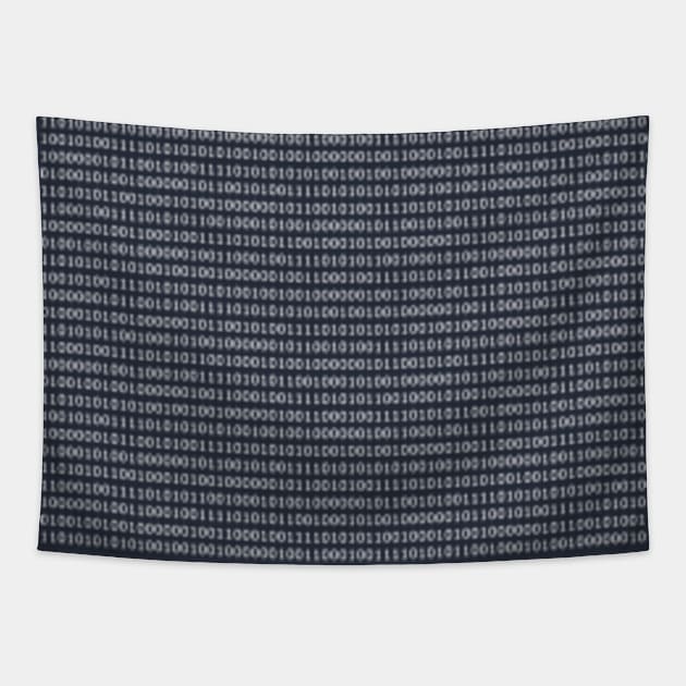 I LOVE YOU BINARY CODE DESIGN Tapestry by Dizzy One