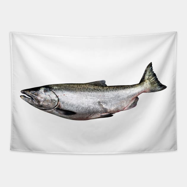 Chinook Salmon Photo Tapestry by DeniseBruchmanPhotography