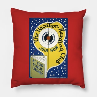 Vacation Reading Club Pillow