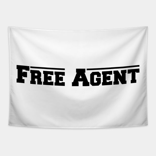 Free Agent Tapestry by KC Happy Shop