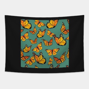 Monarchs in flight Tapestry